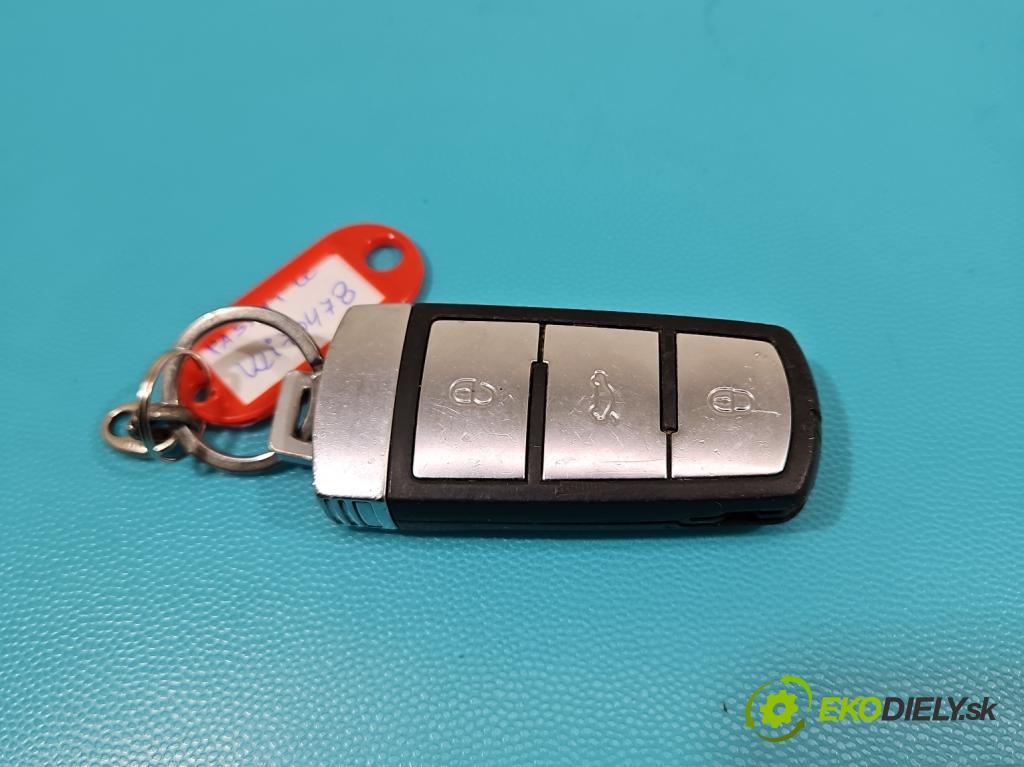 Vw Passat CC 2008-2016 2.0 tdi 140 HP manual 103 kW 1968 cm3 4- Spínačka 3C0905843T (Spínacie skrinky a kľúče)