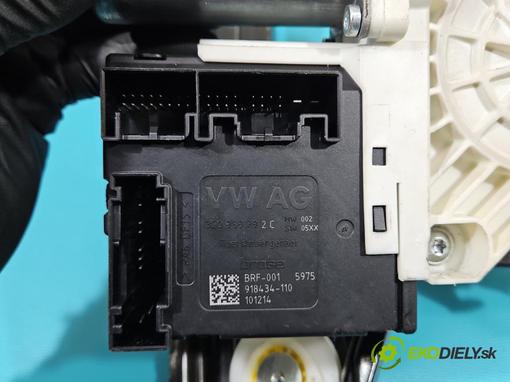 Vw Passat CC 2008-2016 2.0 tdi 140 hp manual 103 kW 1968 cm3 4- mechanismus stahování přední pravý 3C0959792C