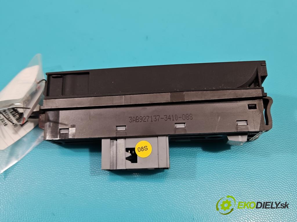 Vw Passat CC 2008-2016 2.0 tdi 140 HP manual 103 kW 1968 cm3 4- prepínač brzda: ručný 3AB927137-3410-08S (Prepínače, spínače, tlačidlá a ovládače kúrenia)
