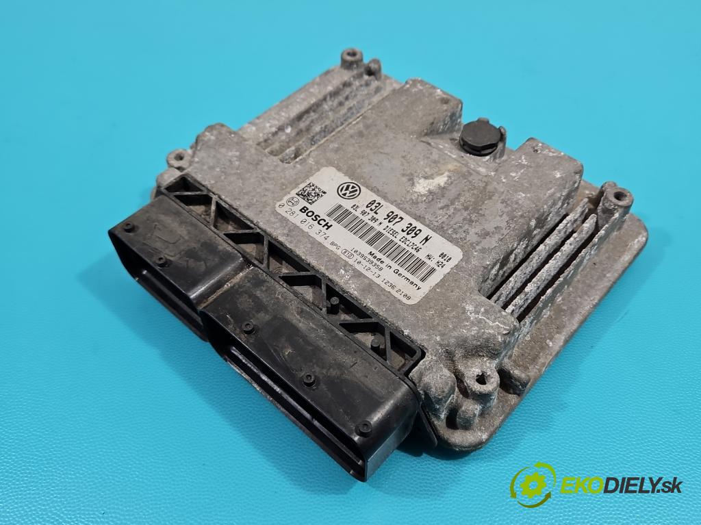 Vw Passat CC 2008-2016 2.0 tdi 140 HP manual 103 kW 1968 cm3 4- riadiaca jednotka motora 03L907309N