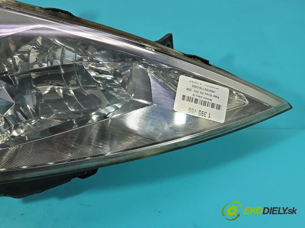 Nissan Murano Z50 2003-2008 3.5 V6 241KM automatic 177 kW 3498 cm3 5- Reflektor: pravý 100-62698 (Pravé)