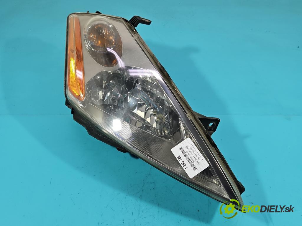 Nissan Murano Z50 2003-2008 3.5 V6 241KM automatic 177 kW 3498 cm3 5- Reflektor: pravý 100-62698 (Pravé)