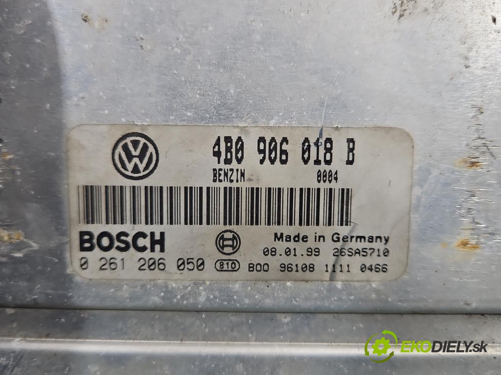 Vw Passat B5 1995-2005 1.8 T 150 hp manual 110 kW 1781 cm3 4- řídící jednotka motoru 4B0906018B