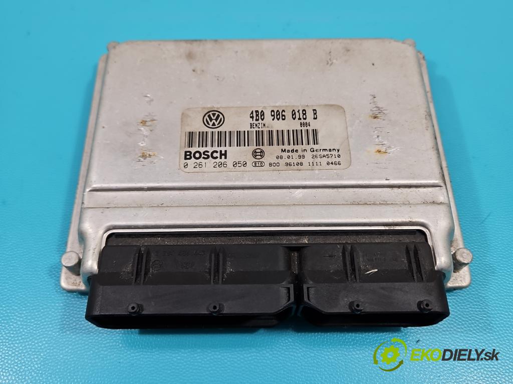 Vw Passat B5 1995-2005 1.8 T 150 hp manual 110 kW 1781 cm3 4- řídící jednotka motoru 4B0906018B
