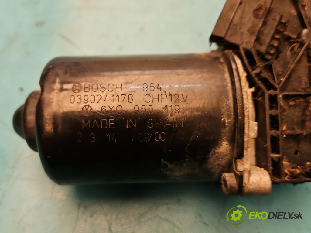 Vw Polo III 6N 1994-2001 1.4 mpi 60 hp manual 44 kW 1390 cm3 5- motor stěračů přední 6X0955119