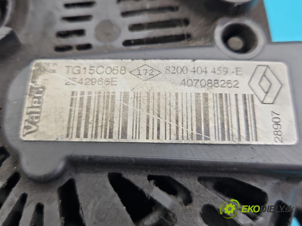 Opel Vivaro 2001-2014 2.0 cdti 114 HP manual 84 kW 1995 cm3 5- Alternator 8200404459 (Alternátory)