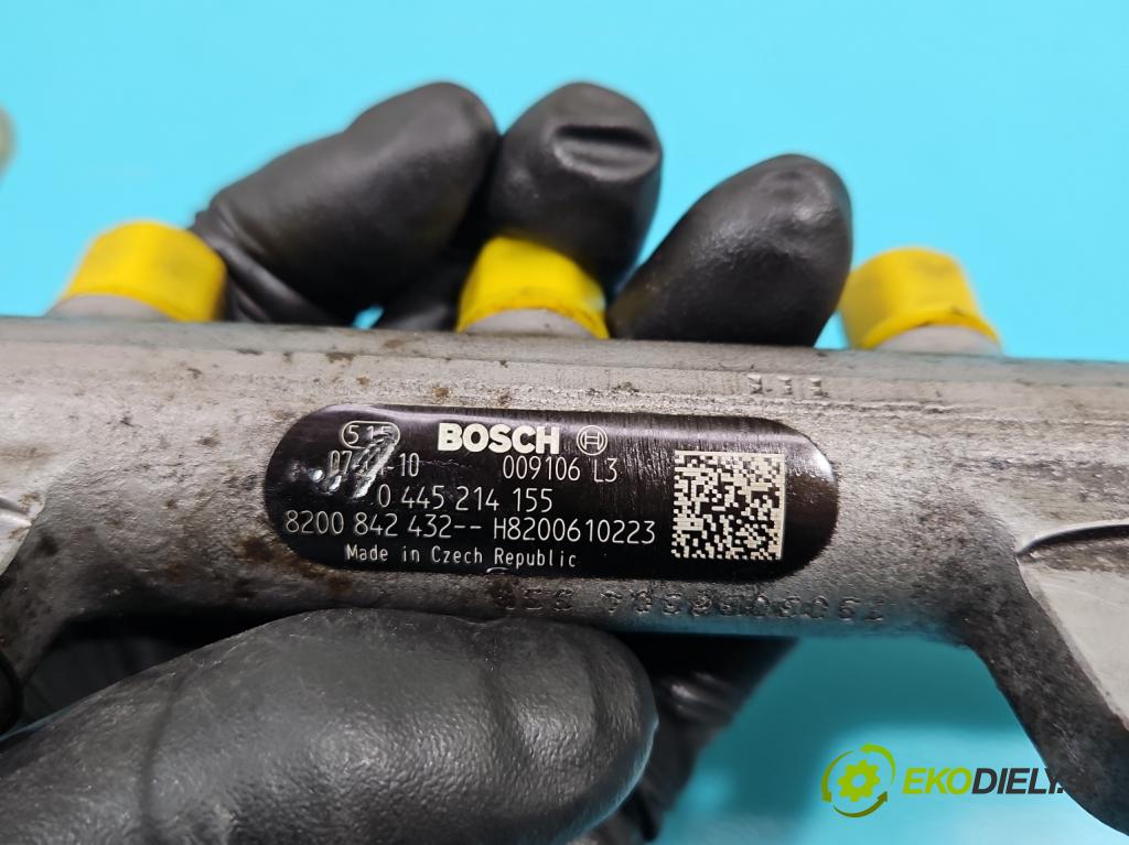 Opel Vivaro 2001-2014 2.0 cdti 114 HP manual 84 kW 1995 cm3 5- lišta vstrekovacia 0445214155 (Vstrekovacie lišty)