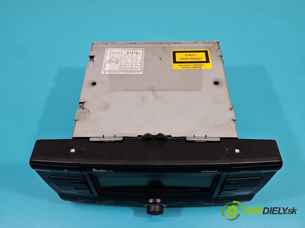 Skoda Octavia II 2004-2013 1.9 tdi 105 HP manual 77 kW 1896 cm3 5- Radio originál 1Z0035161B