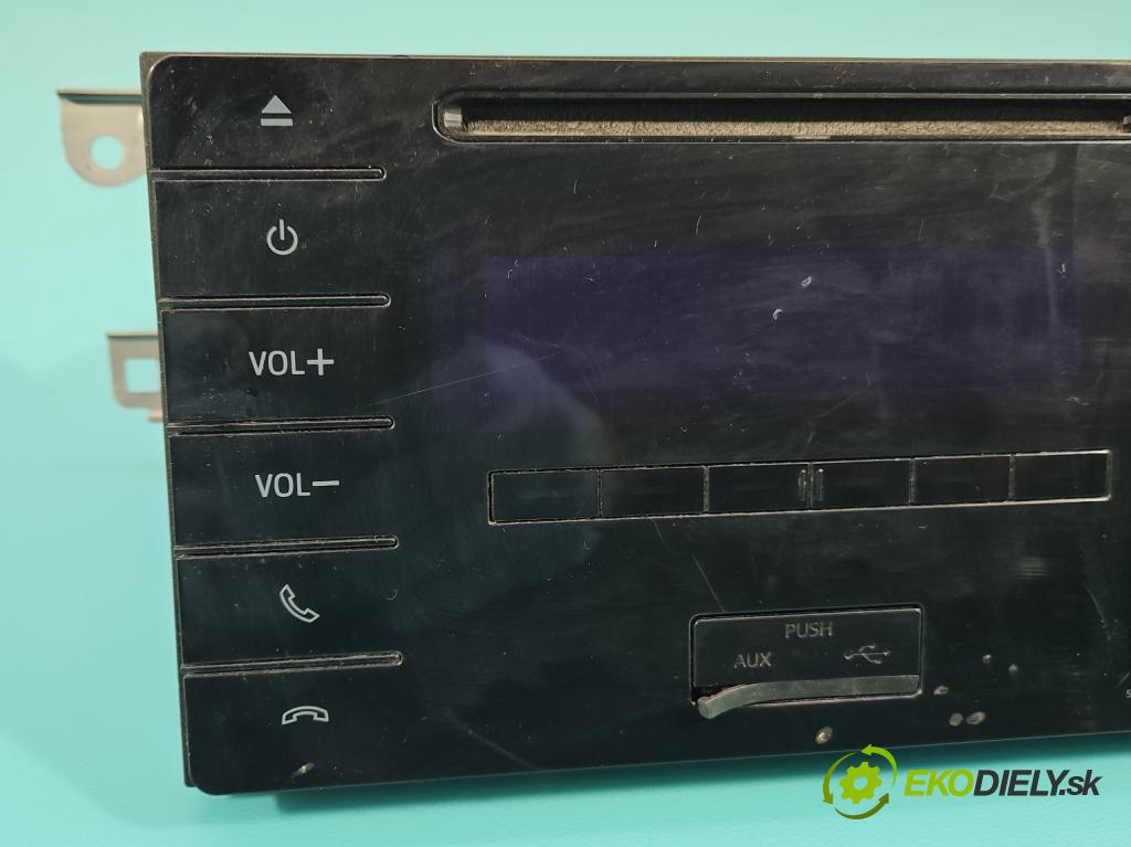 Toyota Corolla E16/E18  2013-2019 1.6 16V 132  HP manual 97 kW 1598 cm3 4- Radio originál 86120-02J91