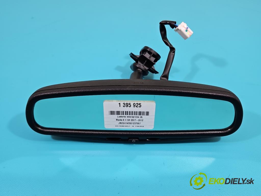 Mazda 6 II GH 2007-2012 2.0 16V 147 hp manual 108 kW 1999 cm3 5- zpětné zrcátko vnitřní  (Světla vnitřní)
