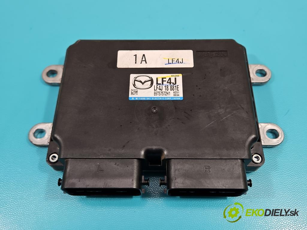 Mazda 6 II GH 2007-2012 2.0 16V 147 HP manual 108 kW 1999 cm3 5- riadiaca jednotka motora LF4J18881E