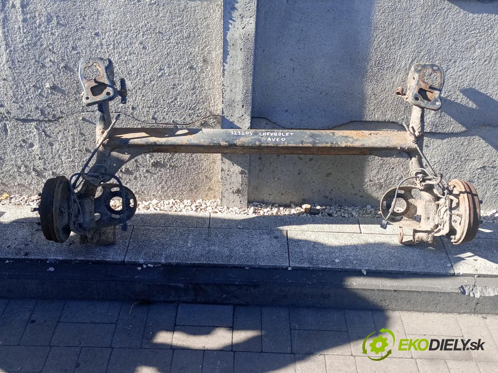 Chevrolet Aveo T200 2003-2008 1,2.0 8v 72 hp manual 53 kW 1150 cm3 5- zadní výztuha  (Výztuhy zadní)