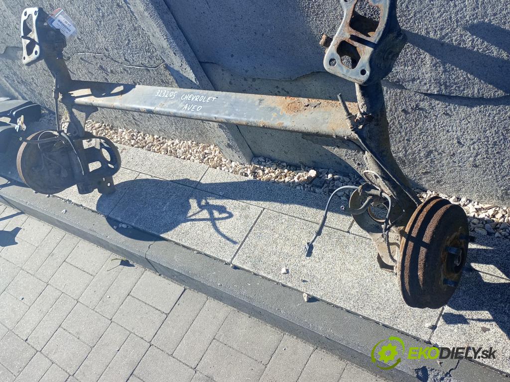 Chevrolet Aveo T200 2003-2008 1,2.0 8v 72 hp manual 53 kW 1150 cm3 5- zadní výztuha  (Výztuhy zadní)