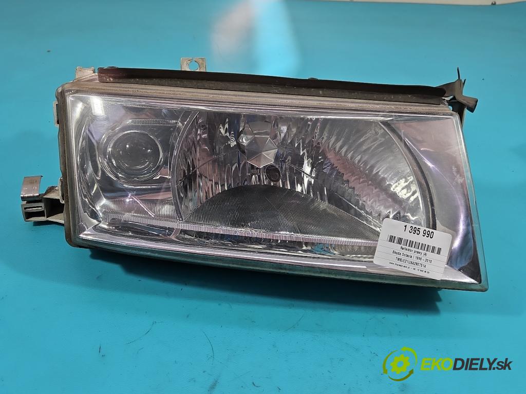 Skoda Octavia I 1996-2010 2.0 8V 116 HP manual 85 kW 1984 cm3 5- Reflektor: pravý  (Pravé)