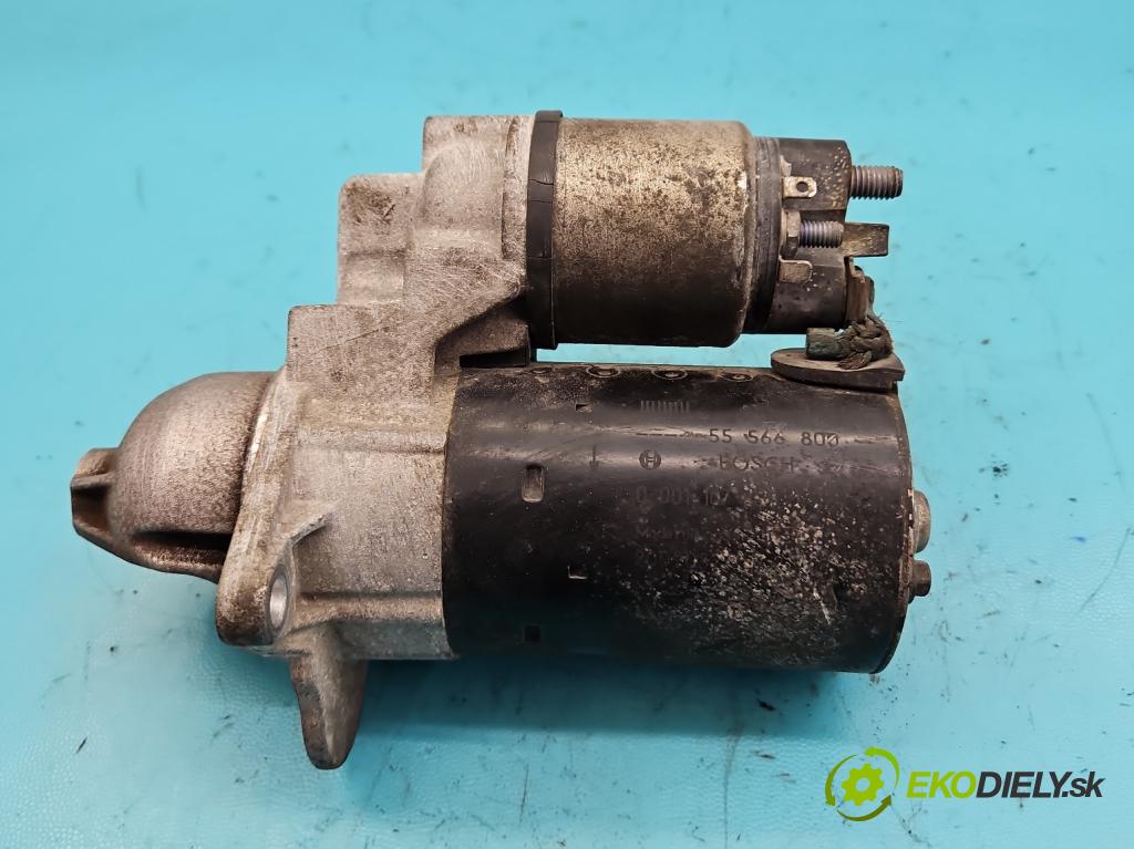 Opel Astra III 2004-2014 1.4 16V 90 HP manual 66 kW 1364 cm3 5- štartér 55566800 (Štartéry)
