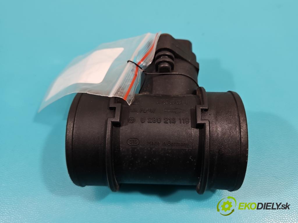 Opel Astra III 2004-2014 1.4 16V 90 HP manual 66 kW 1364 cm3 5- průtokoměr: 0280218119 (Váhy vzduchu)