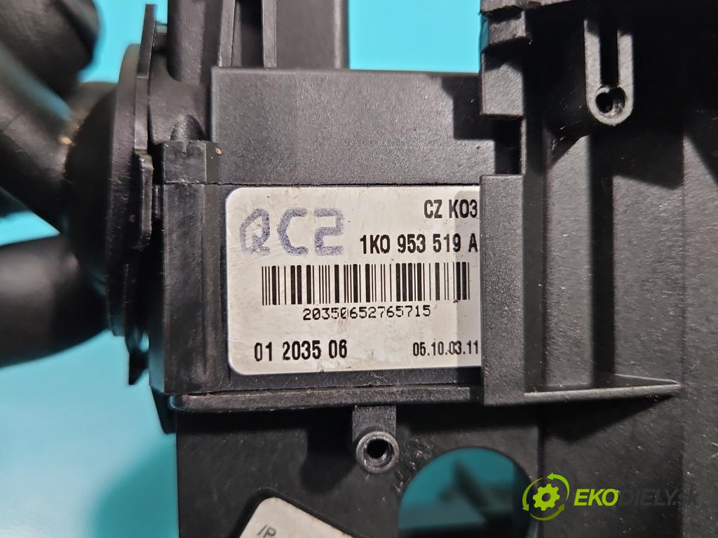 Skoda Octavia II 2004-2013 1.9 tdi 105 HP manual 77 kW 1896 cm3 5- prepínač komplex: 1K0953513 (Prepínače, spínače, tlačidlá a ovládače kúrenia)