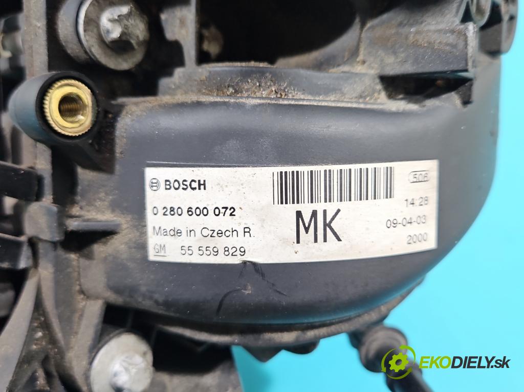 Opel Astra III 2004-2014 1.4 16V 90 HP manual 66 kW 1364 cm3 5- zvod nasávací 55559829 (Sacie potrubia)