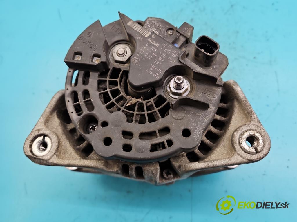 Opel Astra III 2004-2014 1.4 16V 90 HP manual 66 kW 1364 cm3 5- Alternator 0124425057 (Alternátory)