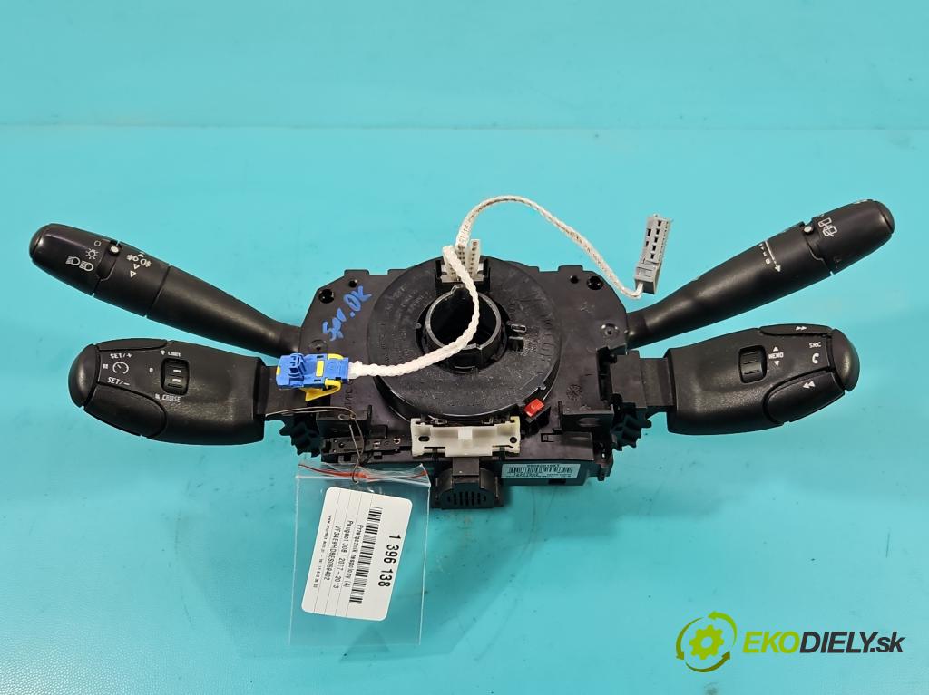 Peugeot 308 I 2007-2013 1.6 hdi 114 HP manual 84 kW 1560 cm3 5- prepínač komplex: 98062016XT (Prepínače, spínače, tlačidlá a ovládače kúrenia)