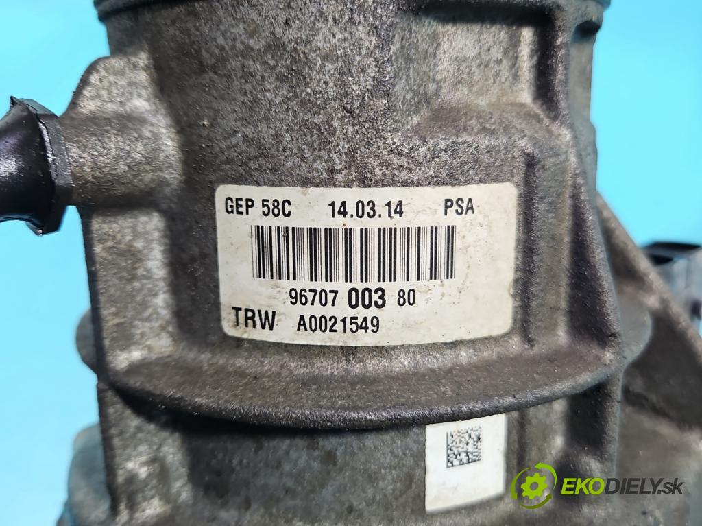 Peugeot 308 I 2007-2013 1.6 hdi 114 HP manual 84 kW 1560 cm3 5- čerpadlo posilovač 9670700380 (Servočerpadlá, pumpy riadenia)