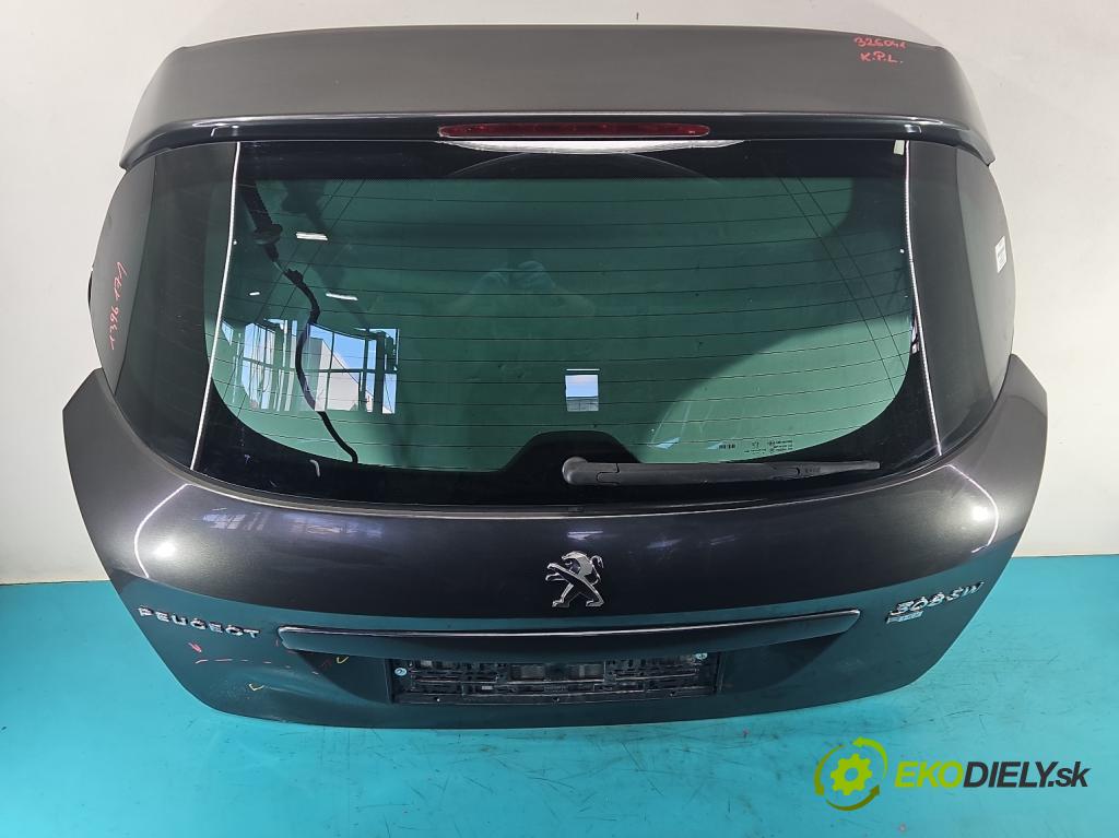 Peugeot 308 I 2007-2013 1.6 hdi 114 hp manual 84 kW 1560 cm3 5- zadní kufrové dveře  (Zadní kapoty)