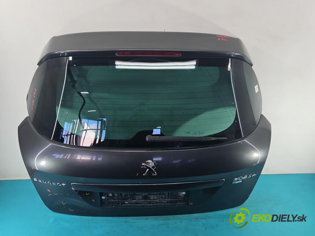 Peugeot 308 I 2007-2013 1.6 hdi 114 hp manual 84 kW 1560 cm3 5- zadní kufrové dveře  (Zadní kapoty)