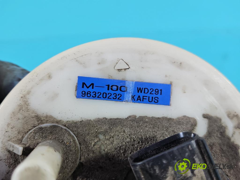 Daewoo Matiz 0.8 52 hp manual 38 kW 796 cm3 5- čerpadlo paliva 96320232