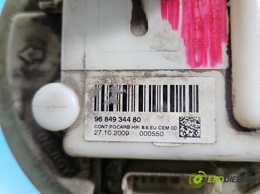 Peugeot 207 1.4 8V 73 hp manual 54 kW 1360 cm3 5- čerpadlo paliva 9684934480