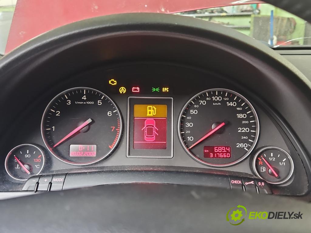 Audi A4 B6 2000-2004 1.6 103 HP manual 76 kW 1595 cm3 4- prístrojovka/ budíky 0263626036 (Prístrojové dosky, displeje)
