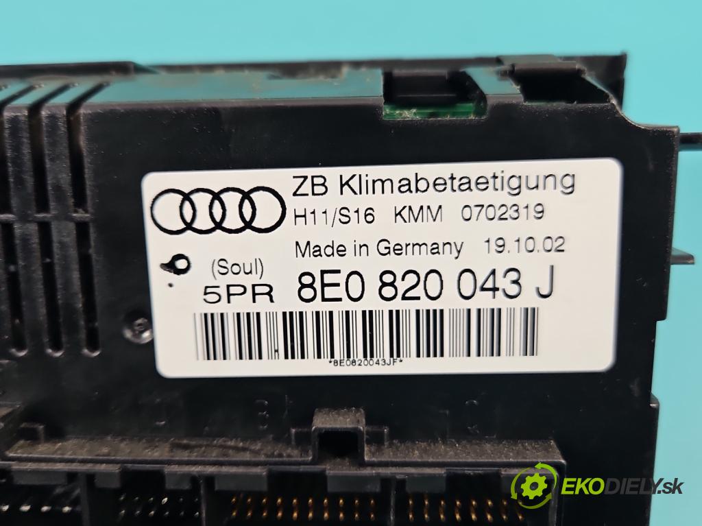 Audi A4 B6 2000-2004 1.6 103 HP manual 76 kW 1595 cm3 4- panel kúrenia 8E0820043J