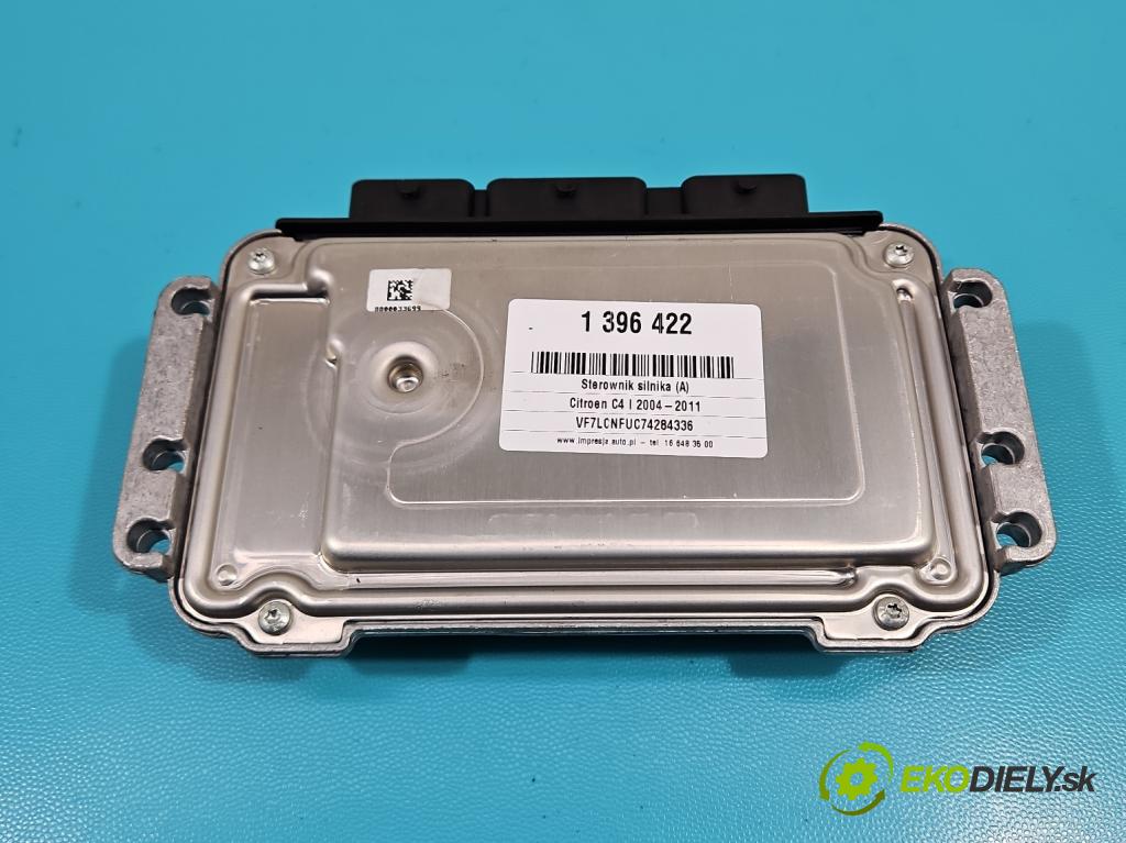 Citroen C4 I 2004-2011 1.6 16V 109 HP manual 80 kW 1587 cm3 5- riadiaca jednotka motora 0261208491