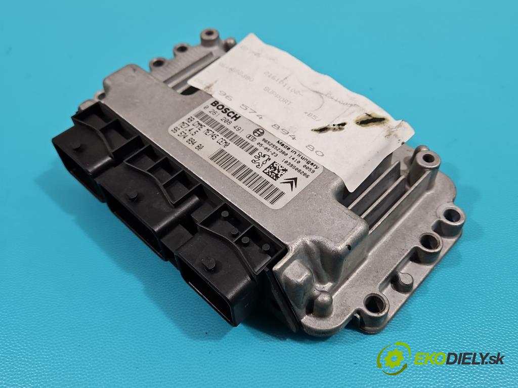 Citroen C4 I 2004-2011 1.6 16V 109 HP manual 80 kW 1587 cm3 5- riadiaca jednotka motora 0261208491
