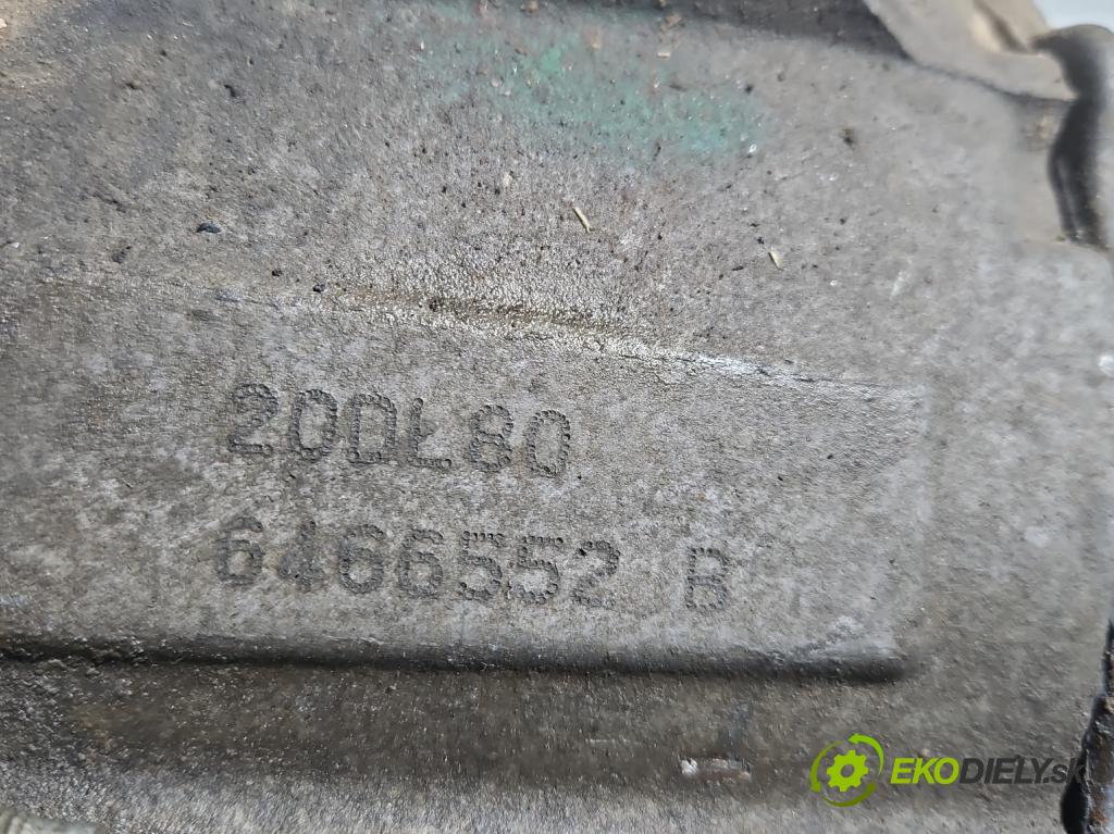 Peugeot 406 2.0 hdi 109 HP manual 80 kW 1997 cm3 4- prevodovka stupeň,rýchlosť manual 20DL80