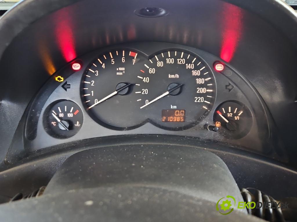 Opel Corsa C 2000-2006 1.0 12V 58 hp manual 43 kW 973 cm3 5- řídící jednotka motoru 0261207960