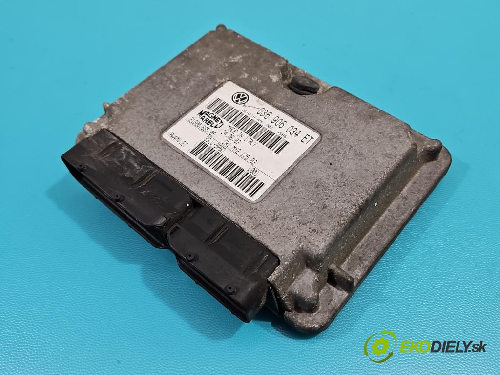 Skoda Fabia I 1999-2007 1.4 16V (BBY) 75 HP manual 55 kW 1390 cm3 5- riadiaca jednotka motora 036906034ET