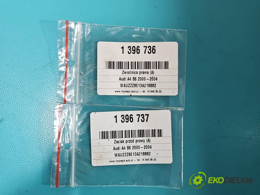 Audi A4 B6 2000-2004 1.6 103 HP manual 76 kW 1595 cm3 4- náboj pravé  (Náboje)