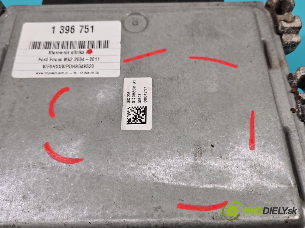 Ford Focus Mk2 2004-2011 1.8 tdci 116 hp manual 85 kW 1753 cm3 4- řídící jednotka motoru 7M51-12A650-BCE