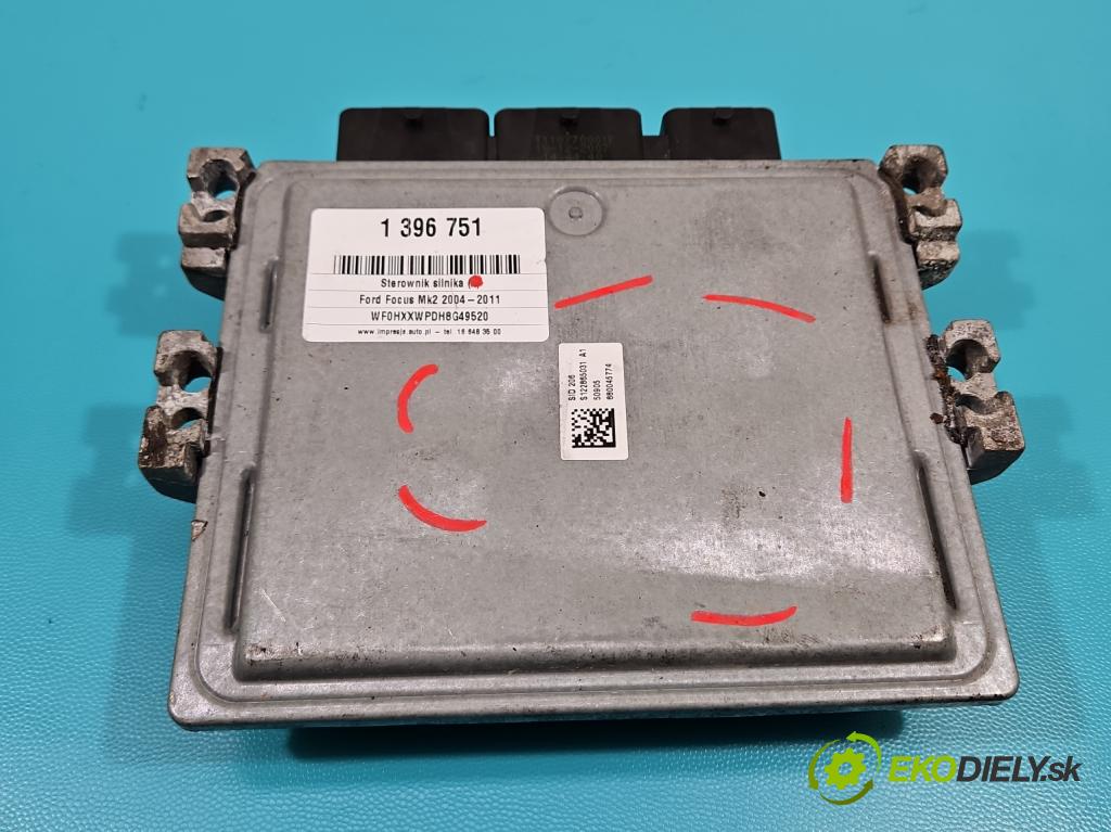 Ford Focus Mk2 2004-2011 1.8 tdci 116 hp manual 85 kW 1753 cm3 4- řídící jednotka motoru 7M51-12A650-BCE