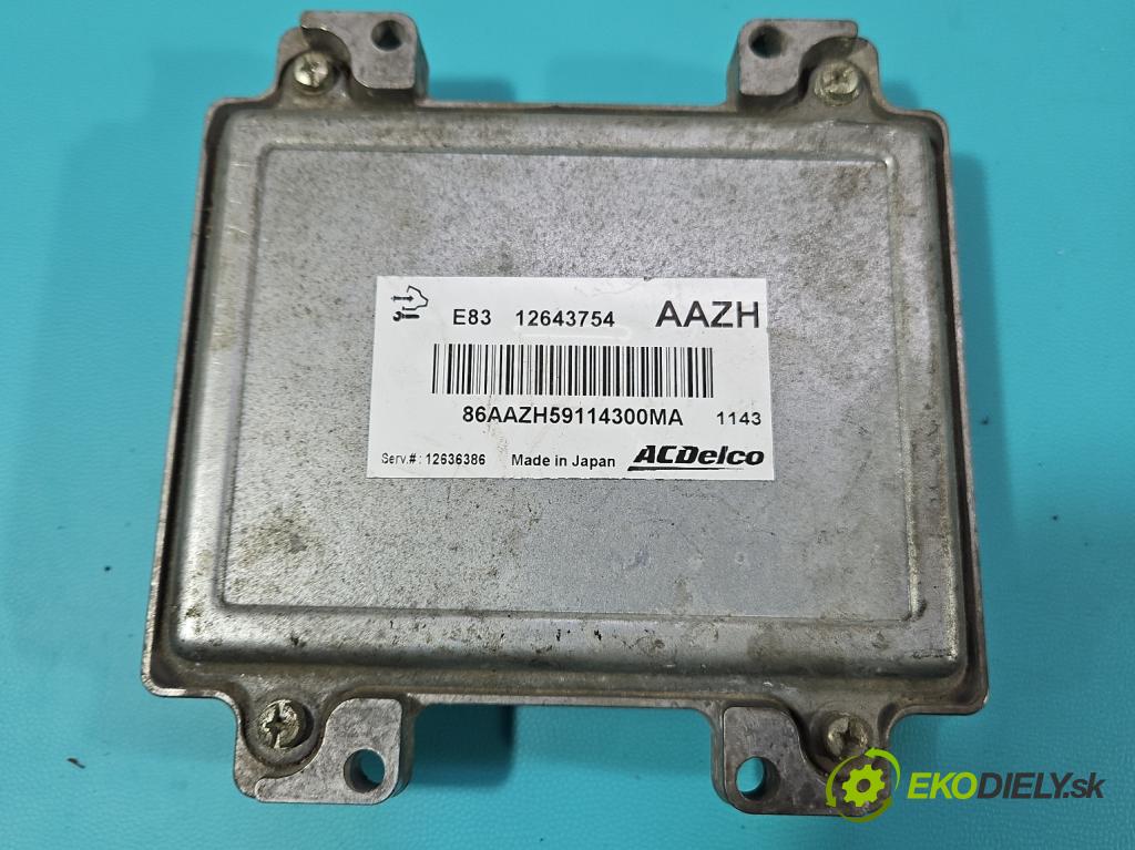 Opel Meriva B 2010-2017 1.4 T 140 HP manual 103 kW 1364 cm3 5- riadiaca jednotka motora 12643754