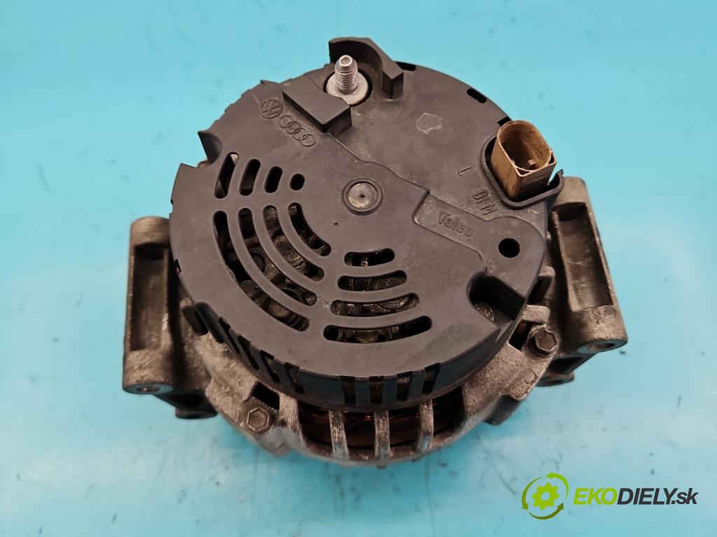Audi A4 B6 2000-2004 1.6 103 HP manual 76 kW 1595 cm3 4- Alternator 06B903016AE (Alternátory)