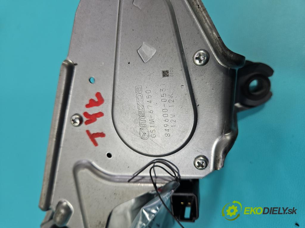 Mazda 6 II GH 2007-2012 2.0 16V 147 hp manual 108 kW 1999 cm3 5- motor stěrače zadní GS1M-67450