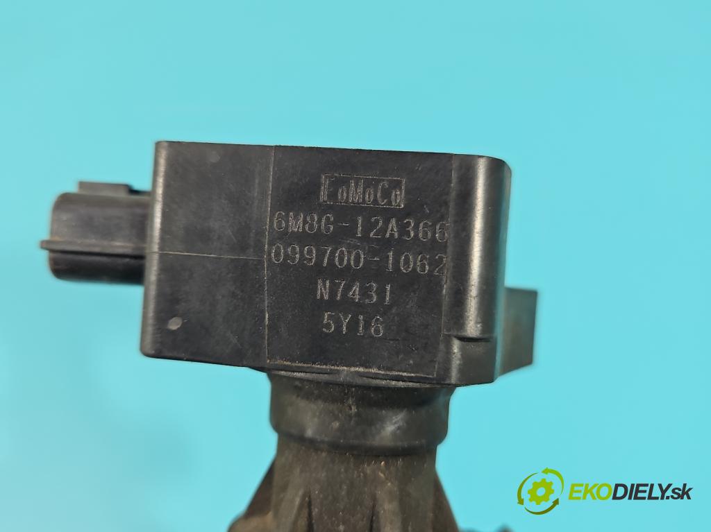 Mazda 6 II GH 2007-2012 2.0 16V 147 HP manual 108 kW 1999 cm3 5- cievka zapaľovacia 6M8G-12A366 (Zapaľovacie cievky, moduly)