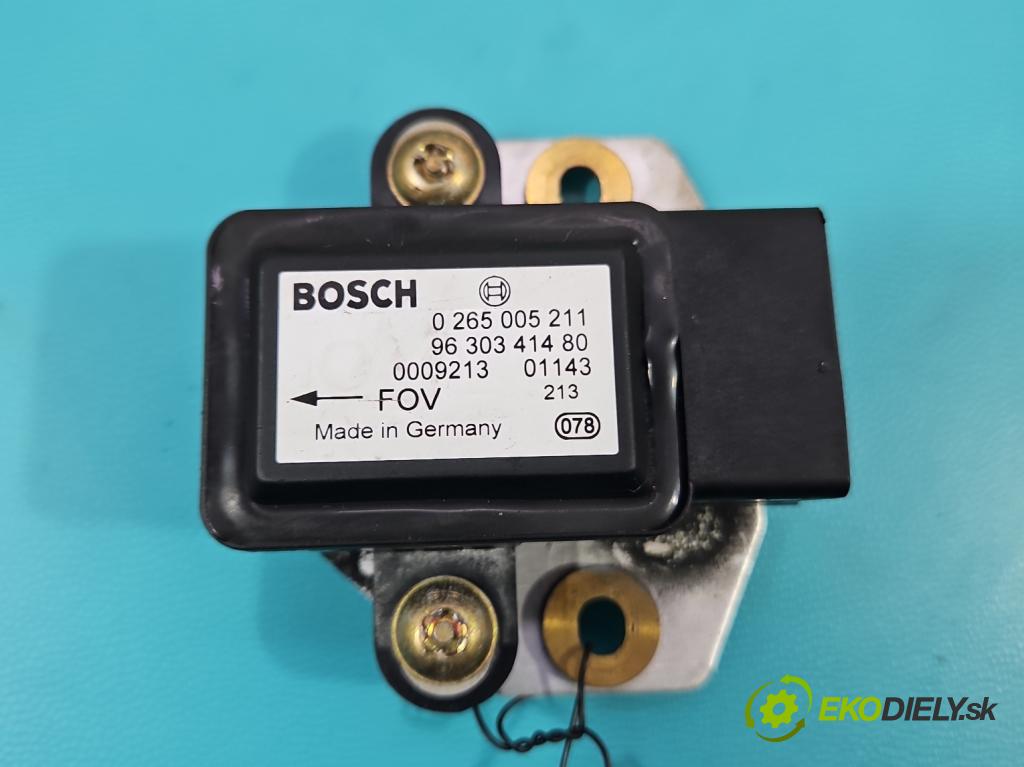 Peugeot 607 3.0 v6 207 hp manual 152 kW 2946 cm3 4- snímač ESP 0265005211