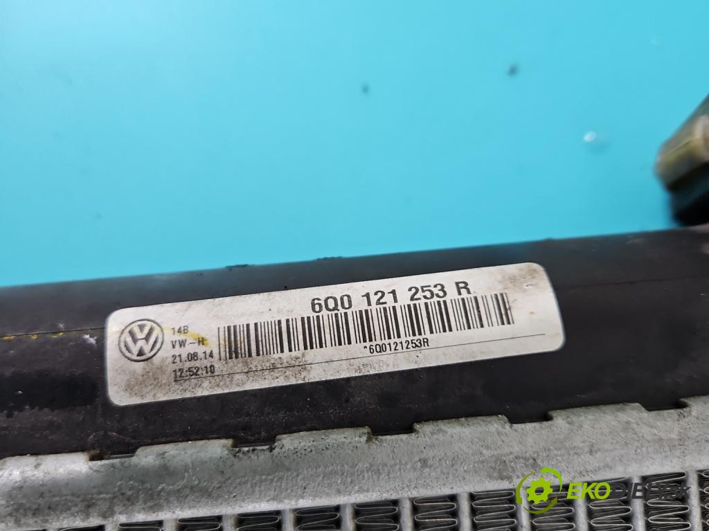 Skoda Fabia I 1999-2007 1.4 16V (BBY) 75 hp manual 55 kW 1390 cm3 5- Chladič vody 6Q0121253R (Chladiče vody)