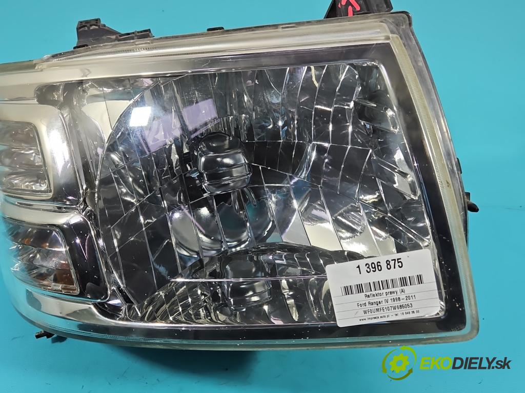 Ford Ranger IV 1998-2011 2.5 tdci 143 HP manual 105 kW 2500 cm3 5- Reflektor: pravý  (Pravé)
