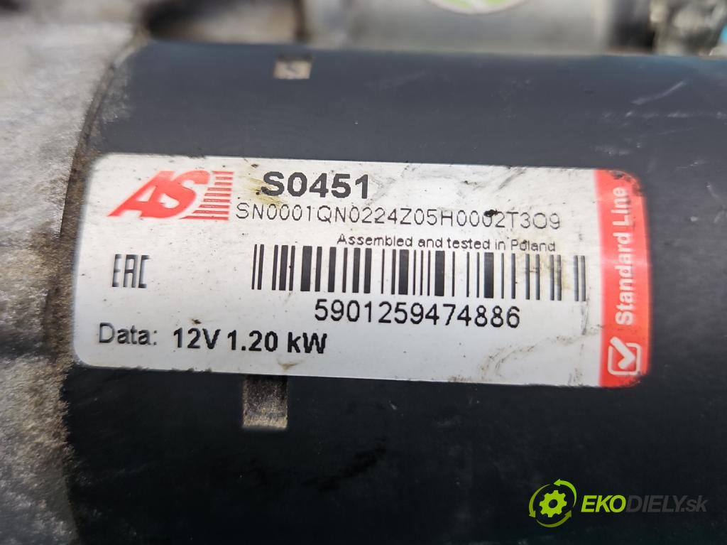 Toyota Corolla E16/E18  2013-2019 1.6 16V 132  HP manual 97 kW 1598 cm3 4- štartér S0451 (Štartéry)
