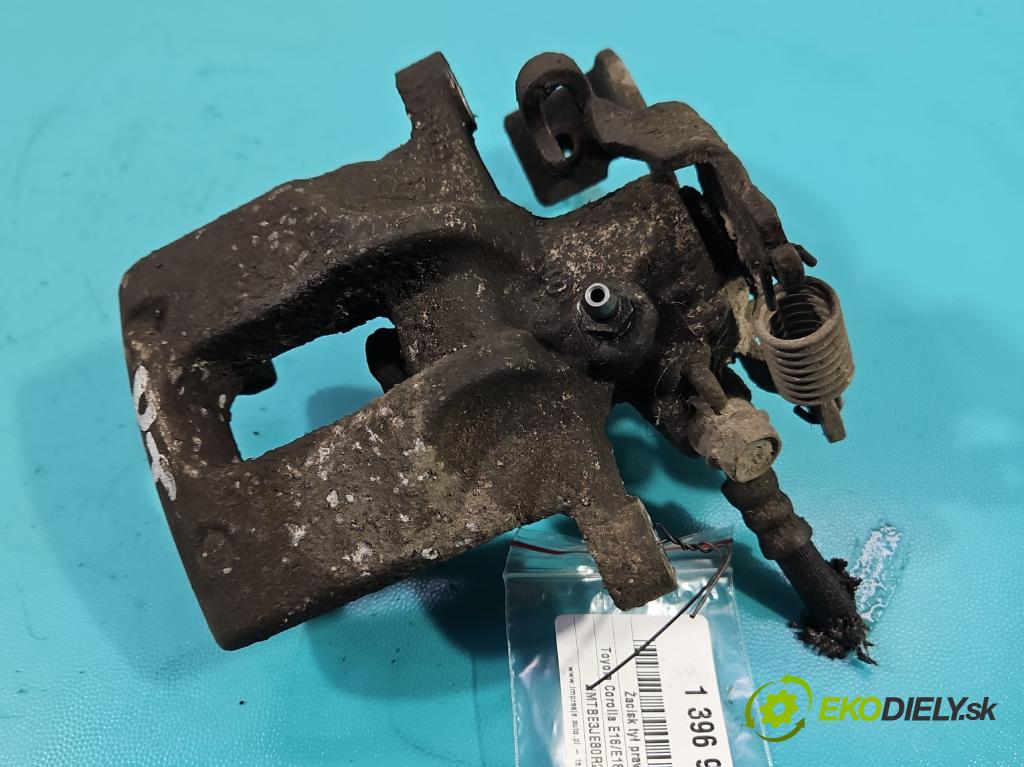 Toyota Corolla E16/E18  2013-2019 1.6 16V 132  HP manual 97 kW 1598 cm3 4- brzdič zadné pravý  (Ostatné)