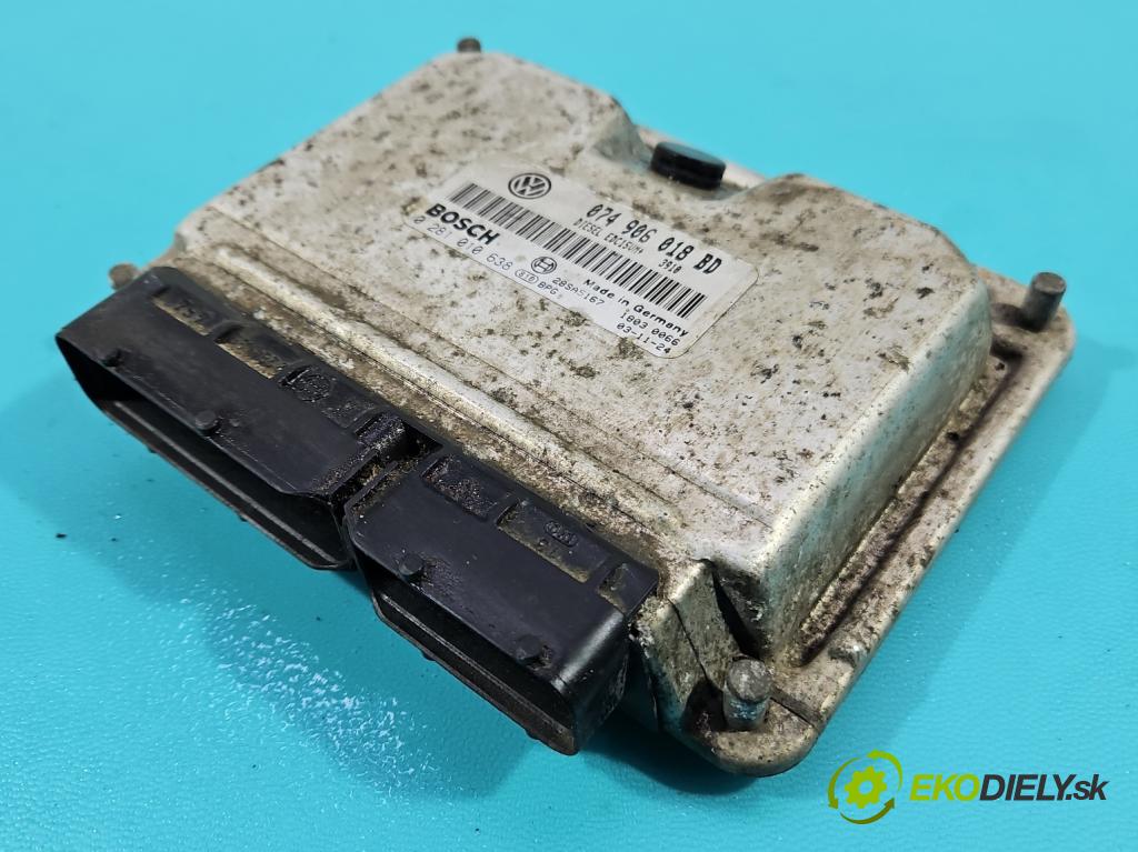 Vw LT II 1996-2006 2.5 tdi 95 HP manual 70 kW 2461 cm3 5- riadiaca jednotka motora 074906018BD
