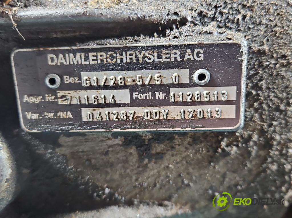 Vw LT II 1996-2006 2.5 tdi 95 HP manual 70 kW 2461 cm3 5- prevodovka stupeň,rýchlosť manual 711614